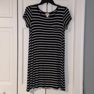 Missimo Striped Black and White Dress